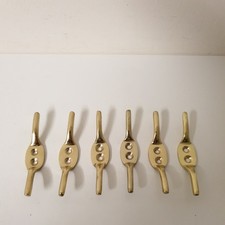 6 x 75mm Solid Brass Cleat