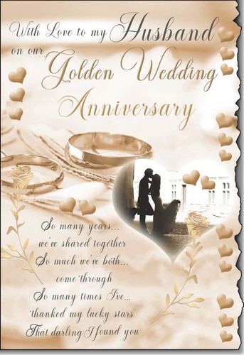 Husband our golden wedding - on,