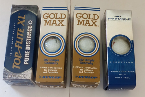 New box golf balls - golf, balls-