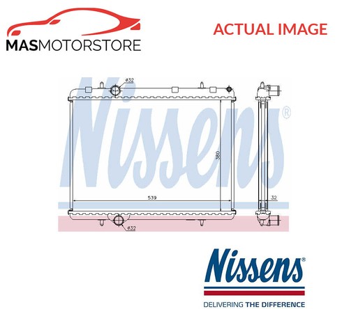 Engine cooling radiator - cooling,