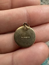 Gold   10mm St Christopher