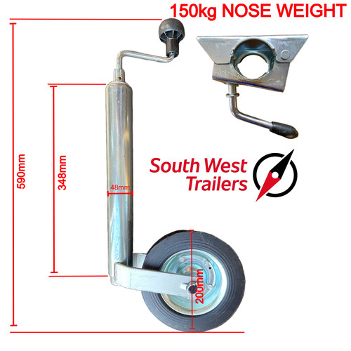 48mm trailer caravan jockey - trailer,