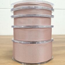 Beautiful Grosgrain Ribbon 144 Options FANTASTIC COLOURS 3mm - 38mm Wide Per 1M