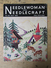 NEEDLEWOMAN AND NEEDLECRAFT - No63 JULY 1955 - Paperback