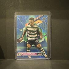 2022-23 Topps Finest UEFA Marcus Edwards Rookie RC Sporting Blue /250 RJ
