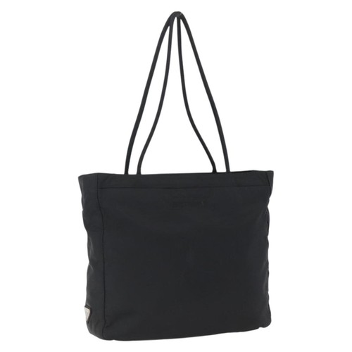 Prada tote bag nylon black - prada,