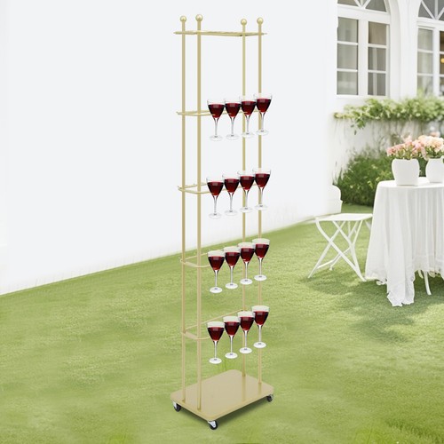 Tier gold wine glass - tier,