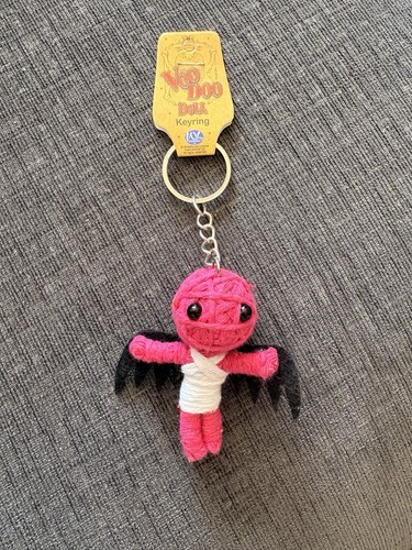 Voodoo doll keyring keychain
