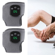 Electric Heated Ankle Wrap, Ankle Massager Heating Pad Foot Wrap for Pain Relief