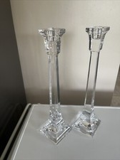 Villeroy And Boch lead crystal Quartett Candle sticks 12” (30cm)