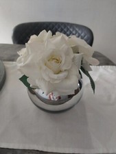vase with artificial flowers