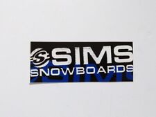 Sims Snowboard Sticker Vintage