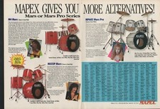 1993 2pg Print Ad of Mapex M4