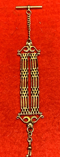 Antique 9ct solid gold chain - solid,