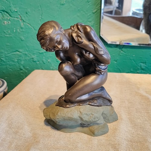Vintage bronzed figure - vintage,