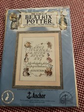 Anchor The World Of Beatrix Potter Alphabet Sampler Cross Stitch Kit Jc200