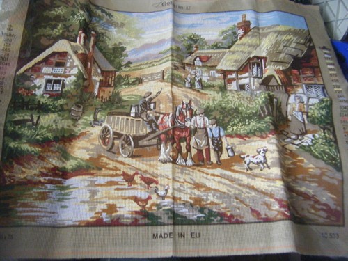 Gobelin tapestry needlepoint - gobelin,