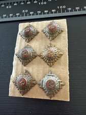 Captains Rank Pips Brass & Enamel 19mm B50