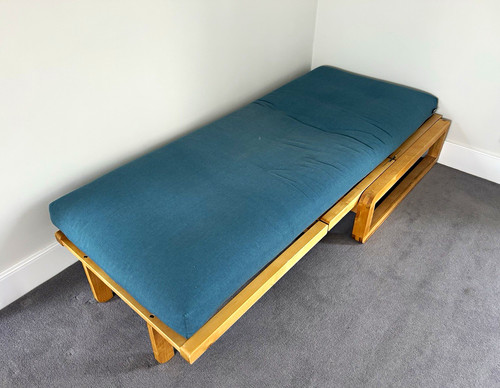 Futon company blue - futon,