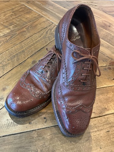 Grain leather brogues - grain,