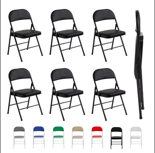 Set folding chairs faux - folding,