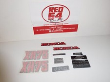 Honda XR 75  1973 Full decal set vintage mini bike motocross evo stickers