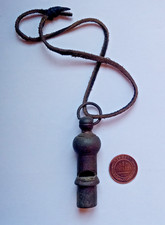 Antique whistle, bronze, brass / Russia Officer's whistle, model 1912.