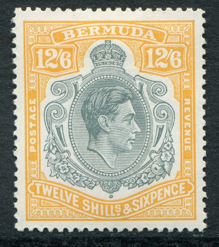 Bermuda 1938 perf 13 12s6d - bermuda, perf.