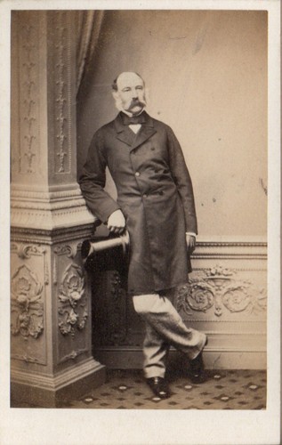 1863 london cdv colonel evelyn - london,
