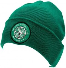 Celtic FC Beanie Hat Core Knitted Football Crest Winter Officially Licensed Hat