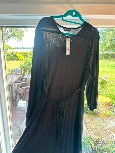 Brand new black midi - m&s,