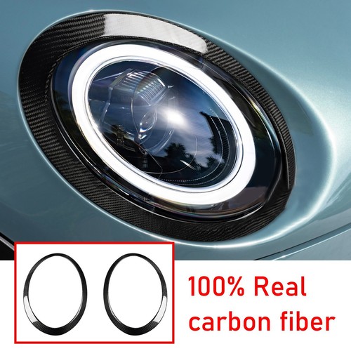 Carbon fiber headlight ring - carbon,