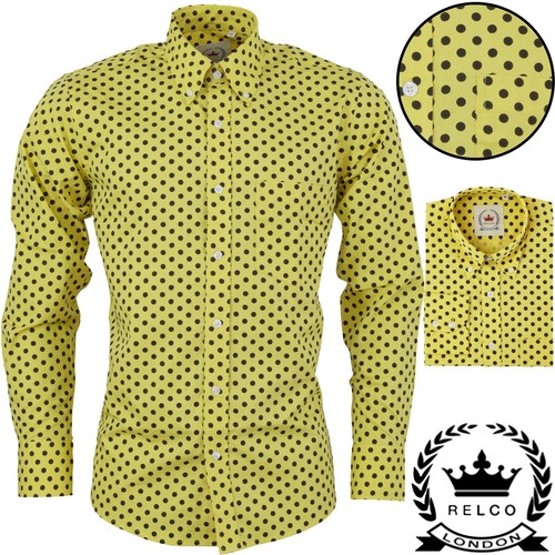 Relco mens mustard yellow - relco,