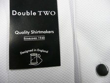 Marcella Dress Shirt. Marcella Wing Evening Dress by Double Two. Ex-Display