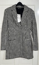 ZARA BLACK WHITE TEXTURED