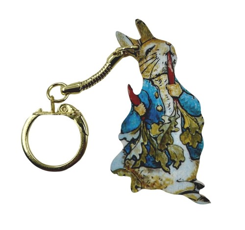 Beatrix potter keyring - keyring, peter
