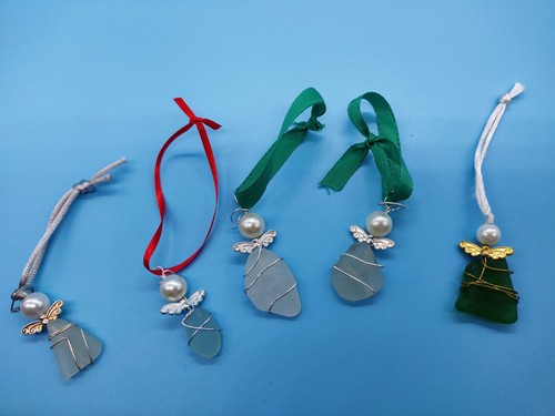 Sea glass angel unique gift - sea,