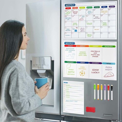 Magnetic fridge calendar - fridge,