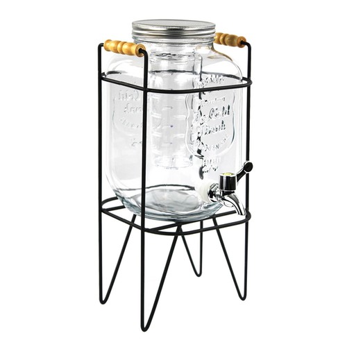 Glass vintage beverage - 4l,
