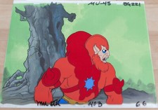 He-Man vintage animation art - original Cel & copy background - BEAST MAN
