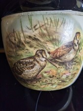  VINTAGE  RUTHERFORD’S  Empty SCOTCH WHISKY DECANTER Scotland POTTERY & cork