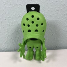 CROCS Croslite Guy Lime Green Advertising Figure 5" X 2.5" Toy Shoes PROMO RARE
