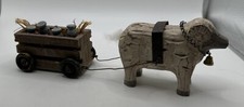 Miniture ram Sheep hand carved