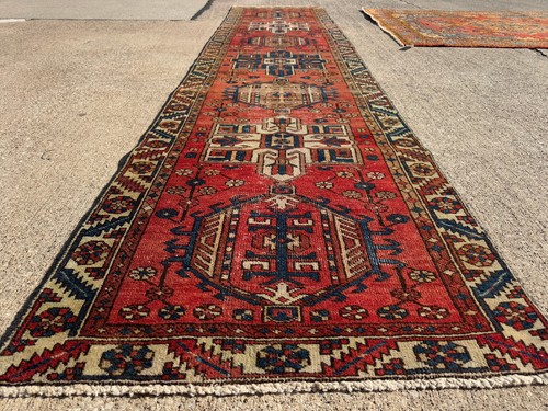 3x12 antique heriz - antique, runner