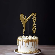 Personalised kickboxing cake - personalised,