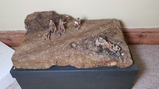 vintage figarti metal soldiers & diorama LRDG long range desert group boxed