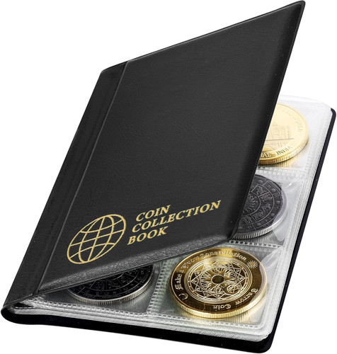 Pockets coin album 45x45mm - coin,