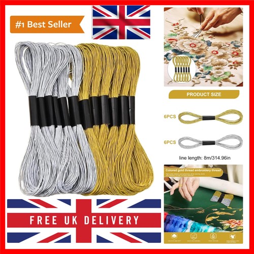 12pcs metalli embroidery - 12pcs,