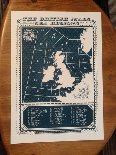The british isles sea regions - british,