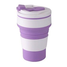 350/500ML Collapsible Silicone Coffee Cup Mug Reusable Travel Foldable Leak Proo